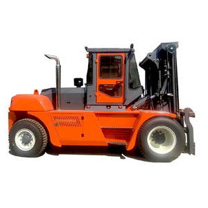 Container Handler Heavy Duty Diesel Foklift Truck 10 ton 12 ton 15 ton 16 ton forklift with ROPS/FOPS Cabin and Air-conditioner