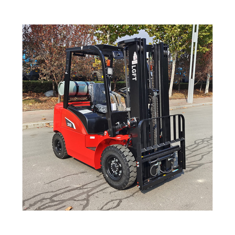 China brand 2t 2.5t mini forklift gasoline/LPG forklift with spare parts