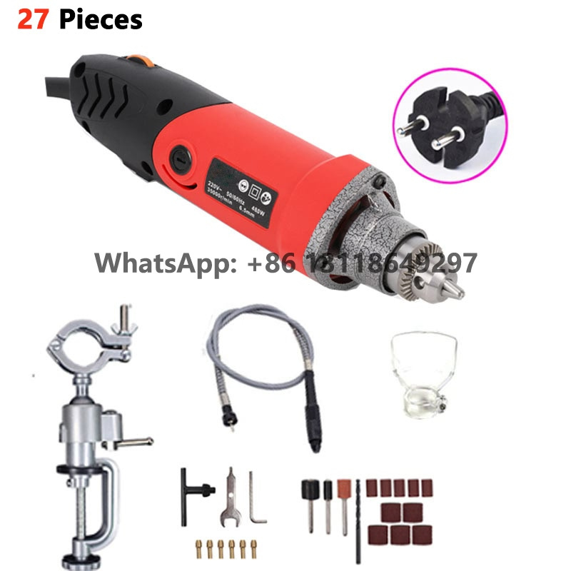 480w Drill Dremel Mini Drill Diy Drill Engraver Electric Electric Rotary Tool Mini-mill Grinding New Engraving Pen Grinder Tools