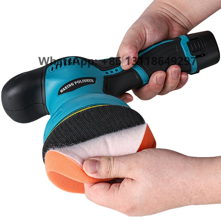 Car Polishing Machine Hand-held Cordless Adjustable Rotary Car Waxing Machine