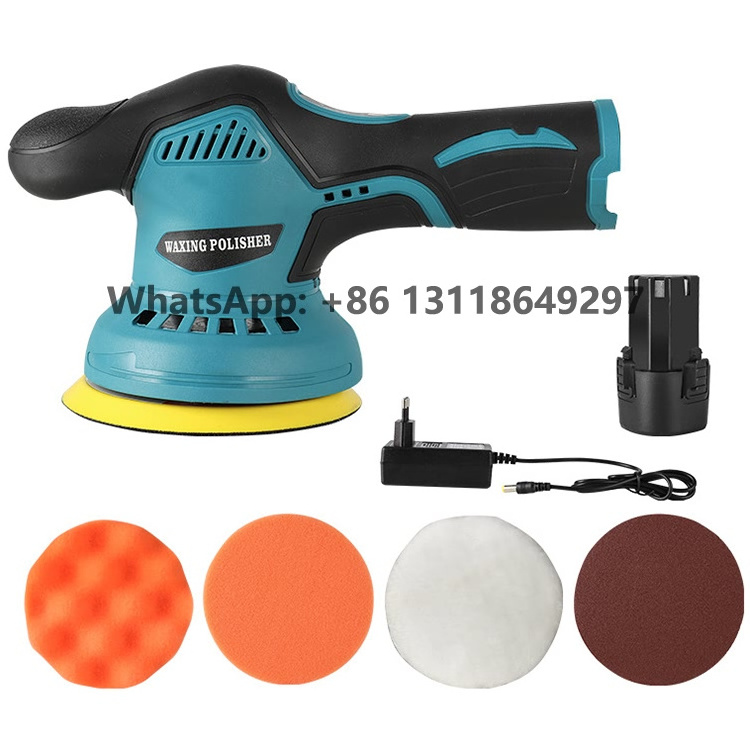 Car Polishing Machine Hand-held Cordless Adjustable Rotary Car Waxing Machine