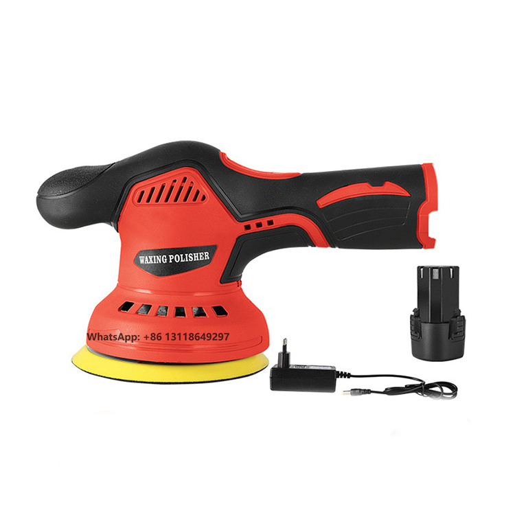 Car Polishing Machine Hand-held Cordless Adjustable Rotary Car Waxing Machine