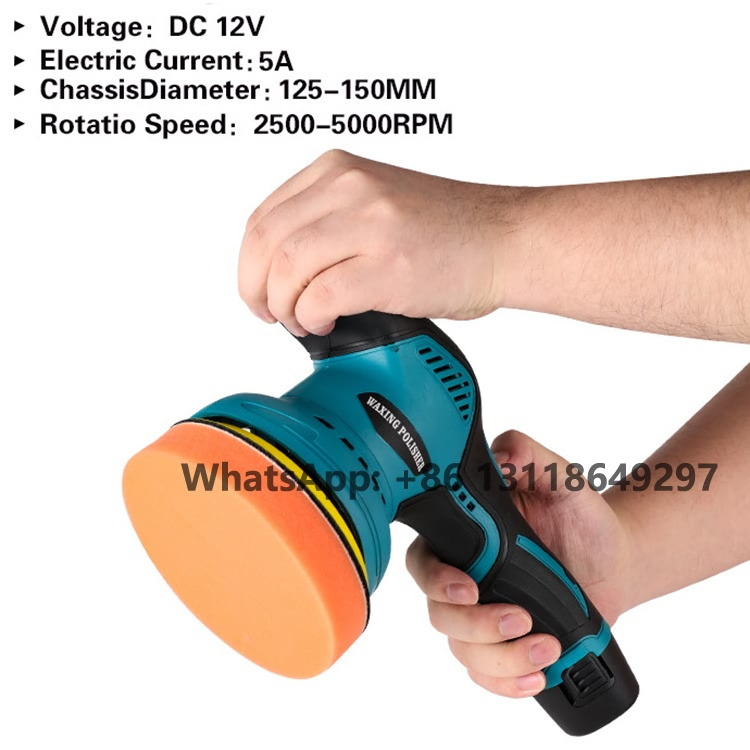 Car Polishing Machine Hand-held Cordless Adjustable Rotary Car Waxing Machine