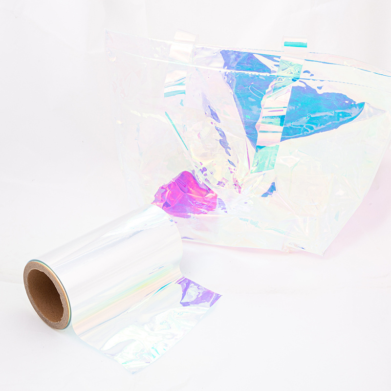 BOPP/PET holographic transparent wet lamination film for Cosmetic packaging printed paper laminating