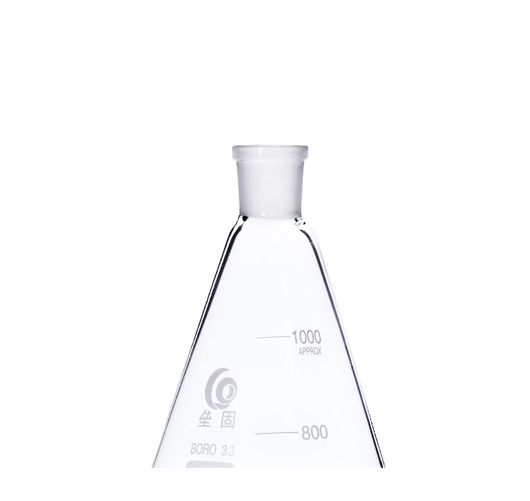 Loikaw High Quality 150ml 250ml 500ml Borosilicate 3.3 Volumetric Flasks Erlenmeyer Conical Flask With Narrow Mouth