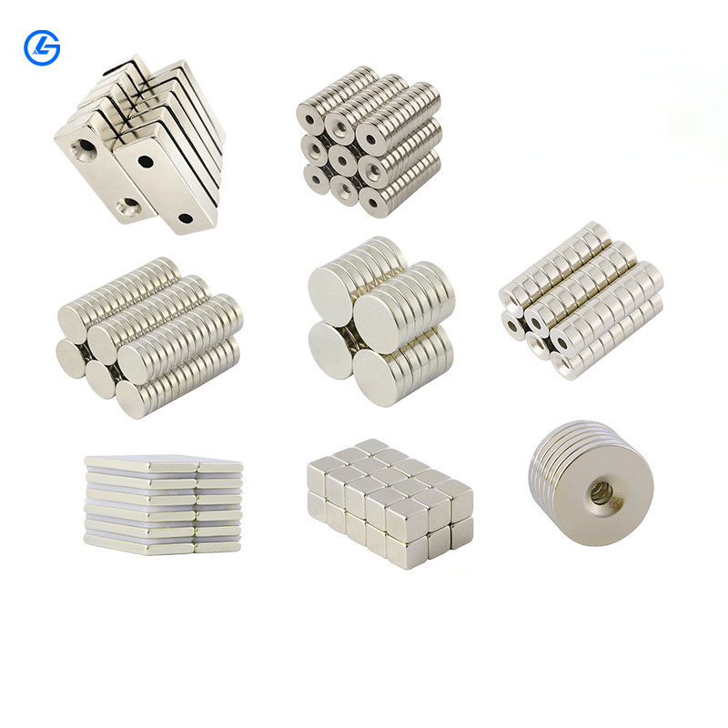 N52 Neodymium Block Magnet with Countersunk Hole Industrial Strong Customized NdFeb Rectangular Pot Channel magnet