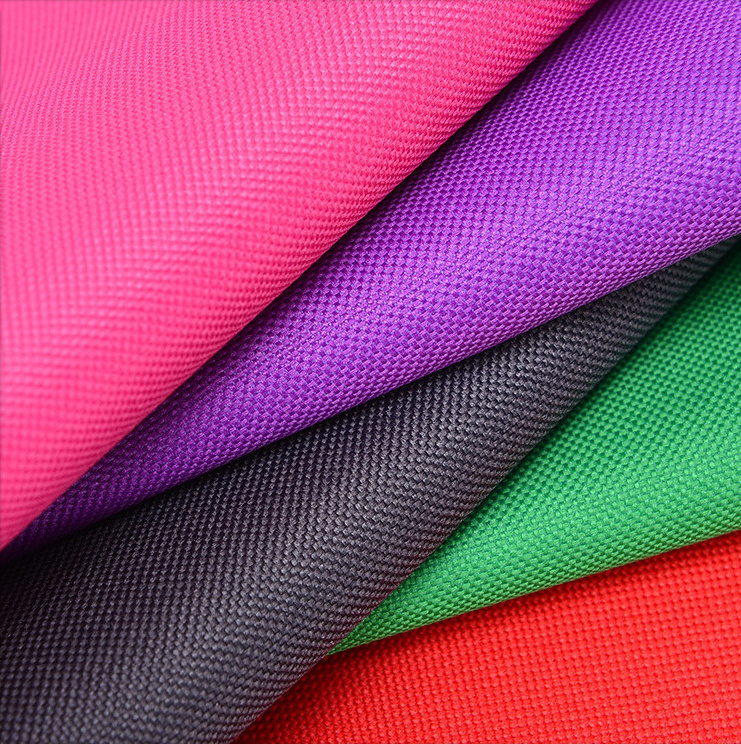 Wholesale 600d polyester oxford fabric bag material pvc coated fabric for bag