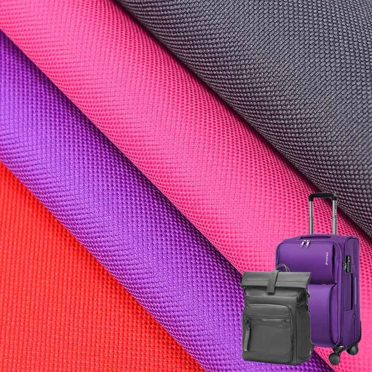 Wholesale 600d polyester oxford fabric bag material pvc coated fabric for bag