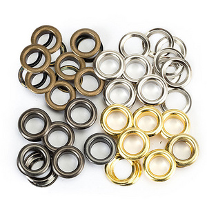 Wholesale custom size plated metal brass garment eyelet