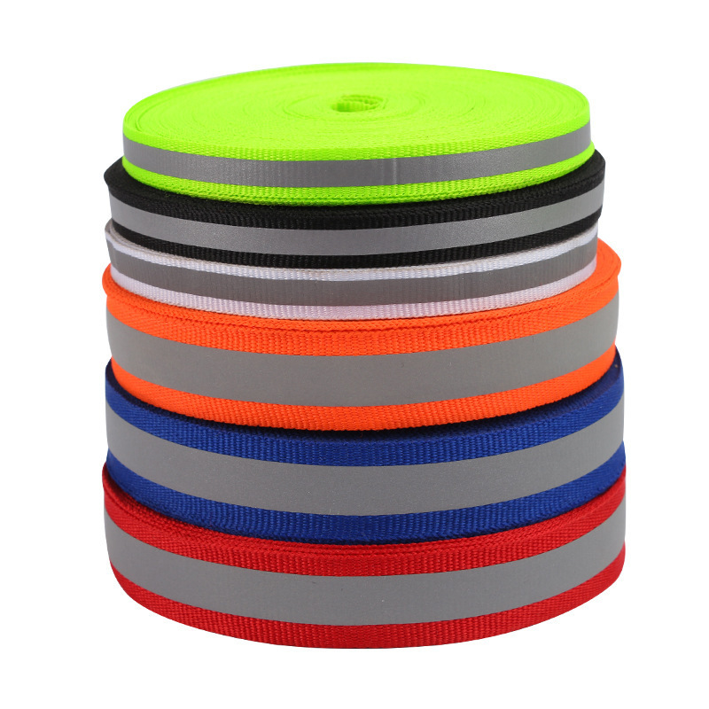 Reflective webbing reflective nylon webbing strap band