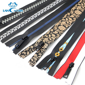 #7/#5 New Design Waterproof Nylon Zipper for Clothing Or Bags Manufacture 20CM-90CM