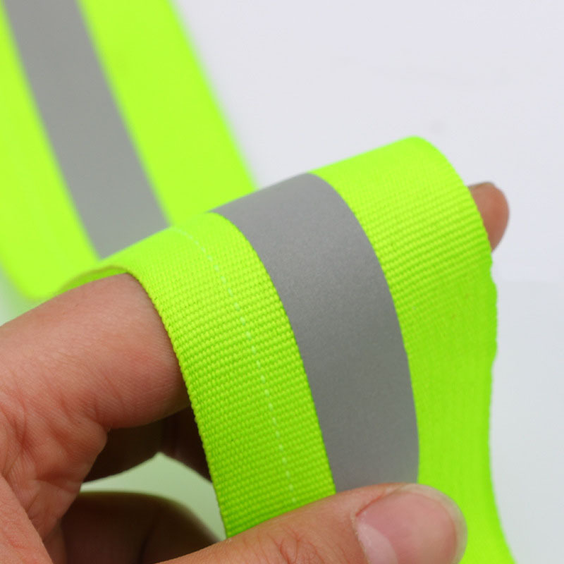 Reflective webbing reflective nylon webbing strap band