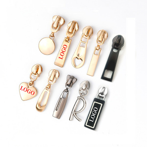 Factory Supply Zinc Alloy Zipper Head Zip Lock Head Puller Luggage Zipper Sliders for Nylon Zipper