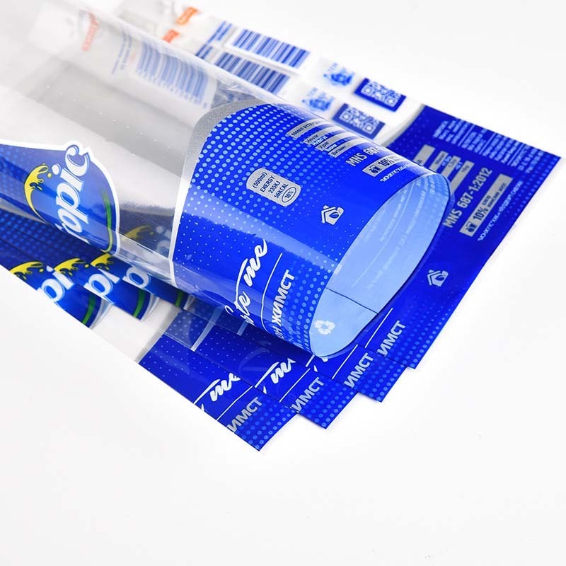 Customized Pickles Shrink Label Shrink Glass Bottles Wrapper Label Jar Sleeve Printed