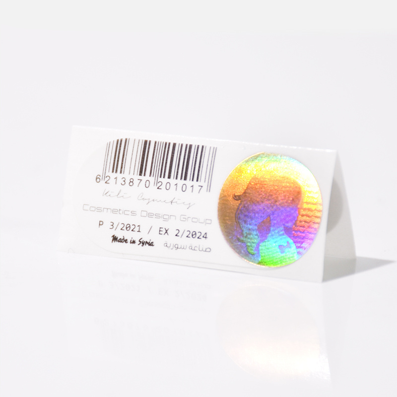 Spool Form Silver Holographic Foil Strip for Printed Paper Label