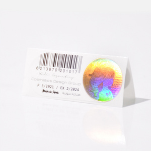 Spool Form Silver Holographic Foil Strip for Printed Paper Label