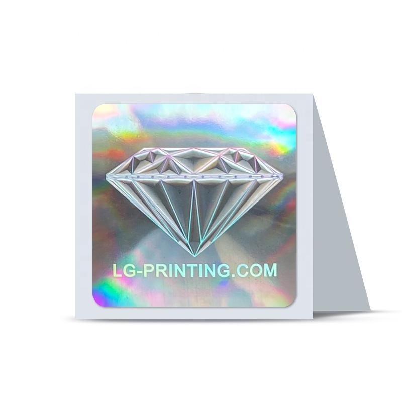 China manufacturer waterproof hologram label round sticker logo stickers custom