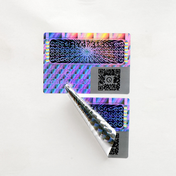 qr code hologram sticker printer with serial number