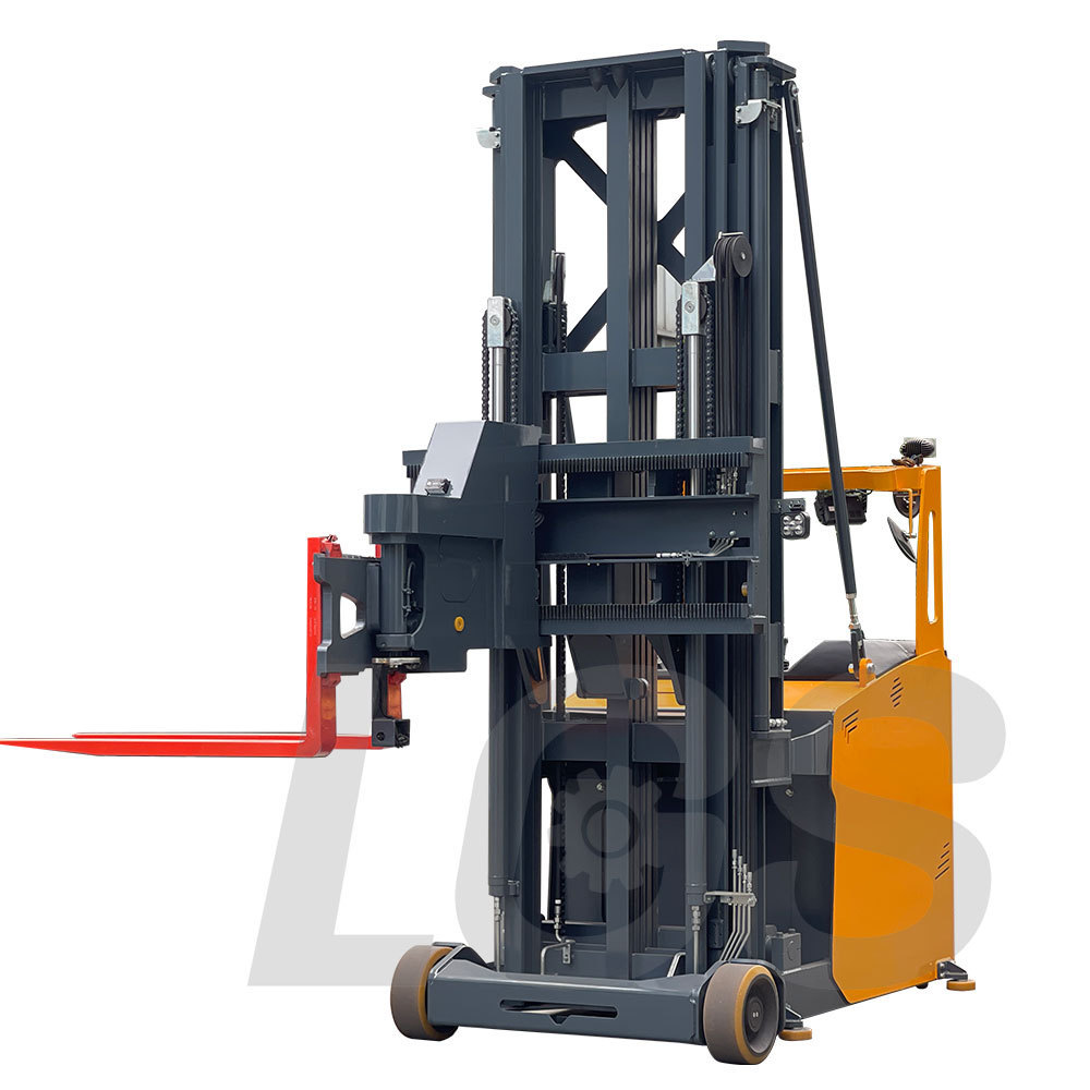 3 way Narrow Aisle Forklift Truck Electric Pallet Truck Loading Capacity 1500 kg Lifting Height 4500mm