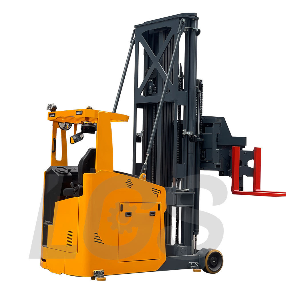 3 way Narrow Aisle Forklift Truck Electric Pallet Truck Loading Capacity 1500 kg Lifting Height 4500mm