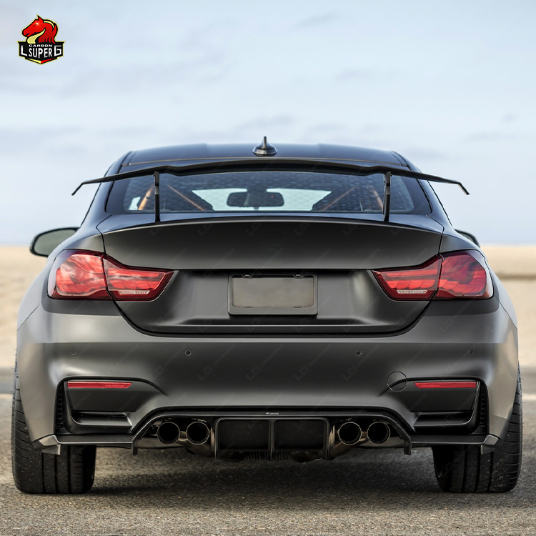 high quality Auto parts for BMW F80 M3 F82 M4  Carbon Fiber V style big rear spoiler rear wing popular spoiler