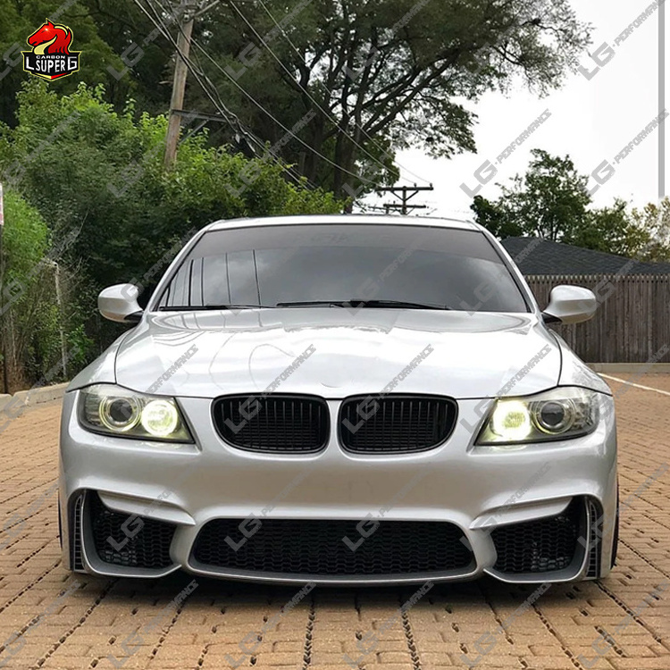 M4 full body kits fit for BMW 3 series E90 body kit 2009y-2012y PP body kits Front bumper Rear bumper side  skirts