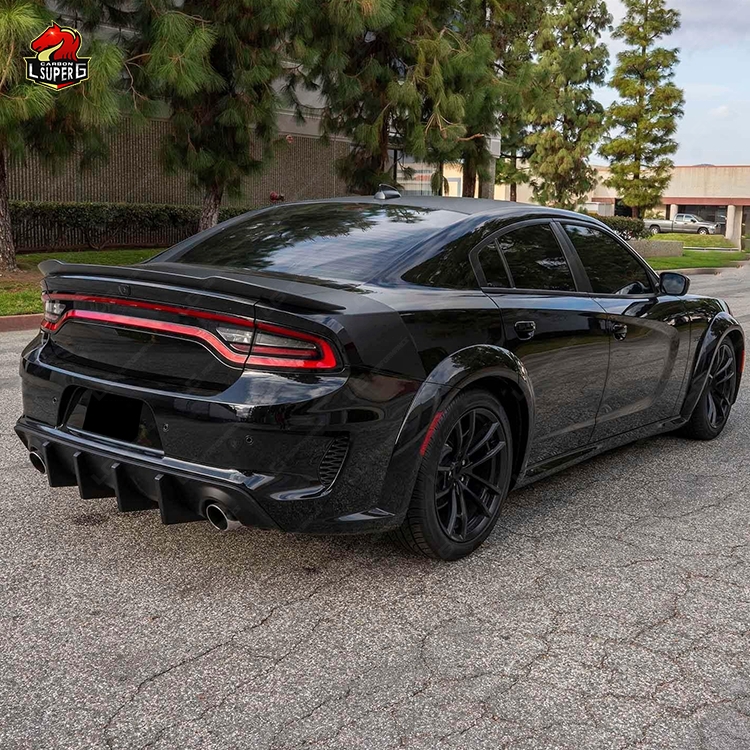 2015-2023 PP Material SRT Style Body Kit for Dodge Charger Car Front Bumper Rear Bumpers Bodykit