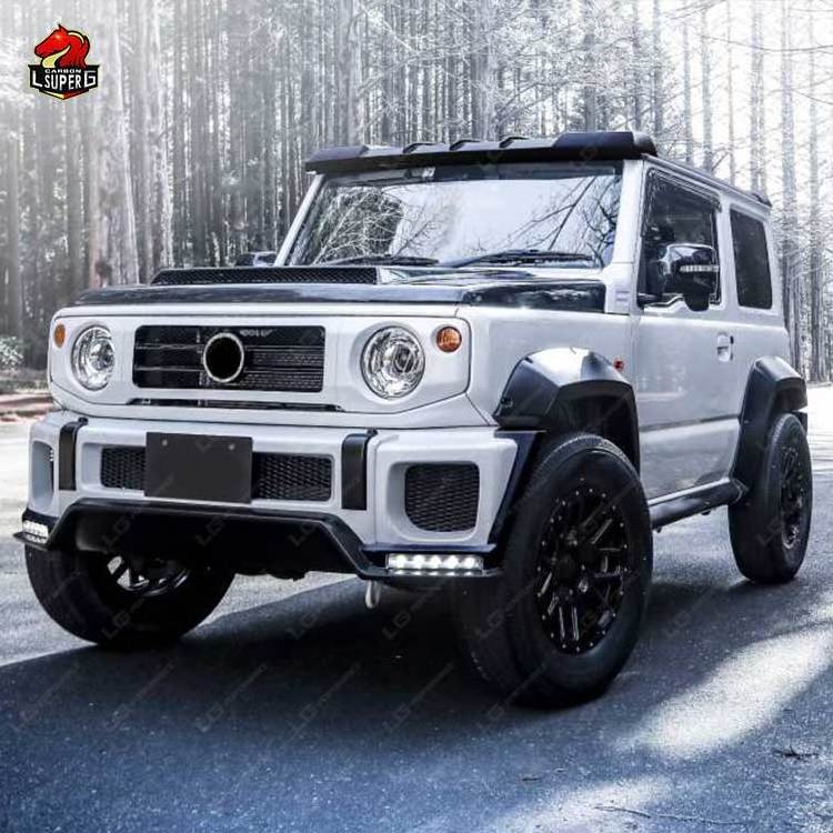 LB Style Wide Bodykit Hood Front Bumper Wheel Trims Body Kit For Suzuki Jimny Auto Parts