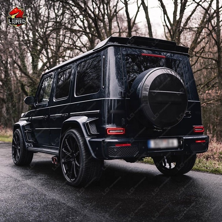 B style G Class W464 W463A G500 G550 G350d G63 G65 Wheel For Mercedes Benz Carbon Fiber Spare Wheel Tire Cover