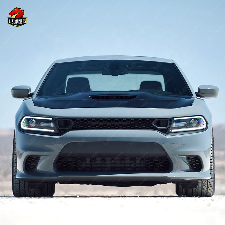 2015-2023 PP Material SRT Style Body Kit for Dodge Charger Car Front Bumper Rear Bumpers Bodykit