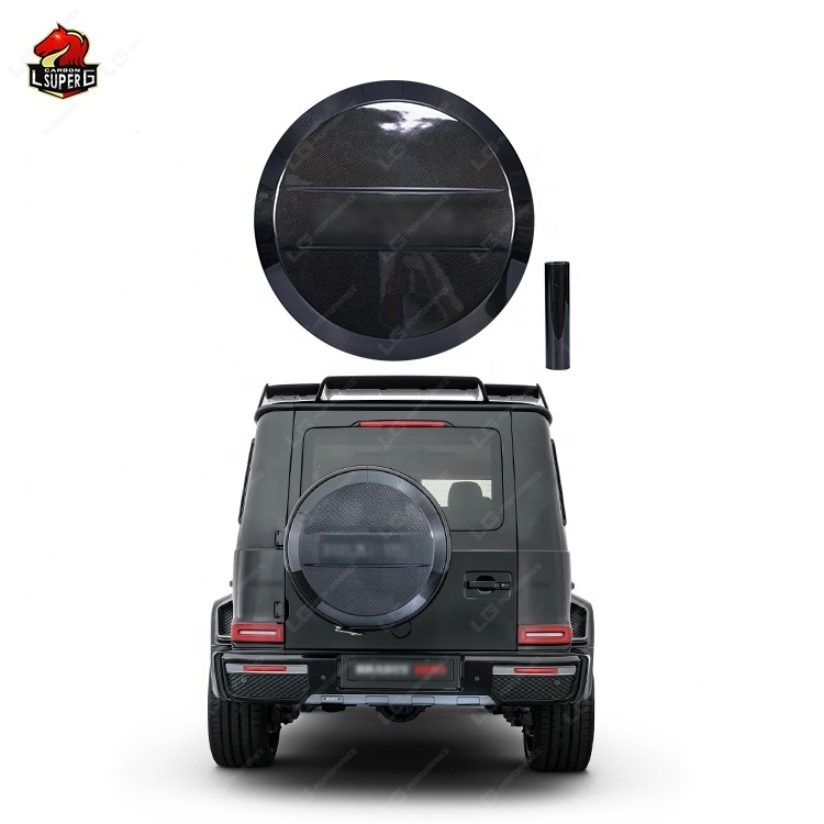 B style G Class W464 W463A G500 G550 G350d G63 G65 Wheel For Mercedes Benz Carbon Fiber Spare Wheel Tire Cover