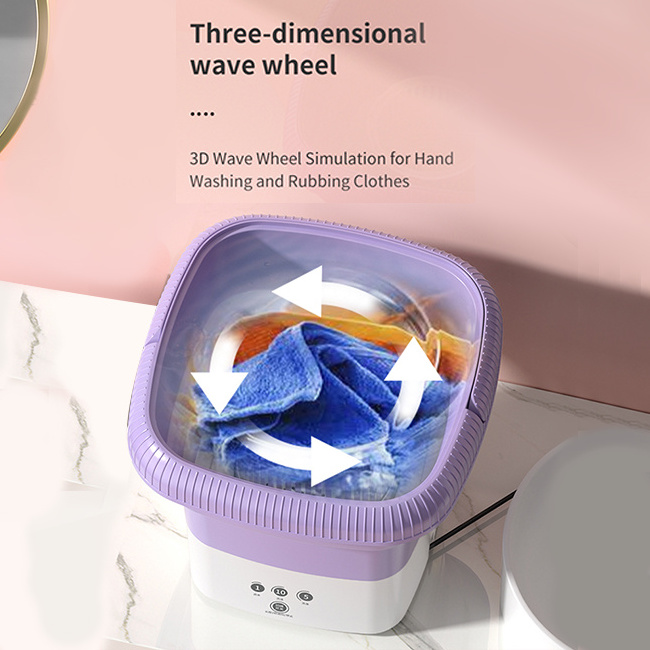 In stock Electric Mini Foldable Washing Machine Mini Washing Machine Portable For Traveling