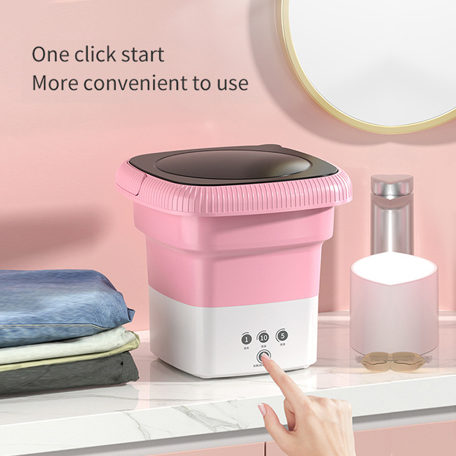 In stock Electric Mini Foldable Washing Machine Mini Washing Machine Portable For Traveling