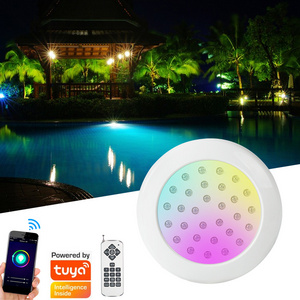 Hot Selling High Quality Rgb 7/15/18/20W Underwater Light Pc Ip68 Outdoor Fountain Recessed Waterproof Led Swimming Pool Light