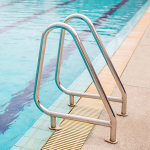 Manufacturer Customized Swimming Pool Ladder 304 Stainless Steel Handrail Pool Rails Grab Rail