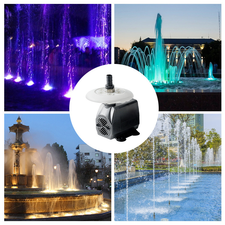 Hot Sale Landscape Pool Lamp Ac 85-265v 15w Ambient Lights With Pump Led Fountain Light