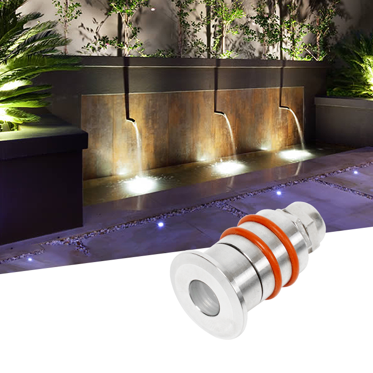 Factory Wholesale Outdoor Landscape Mini Starlight Stainless Steel Recessed Dc12v Waterproof Ip68 Led Underground Light