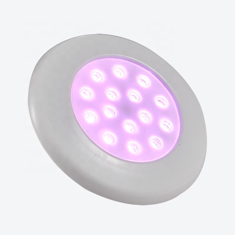 Ip68 Rgb 7w Pc Material Submersible Led Underwater Light For Spa Swimming Pool Light