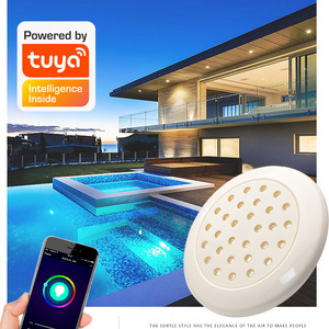 DC 12 volt swimming pool led light 15w waterproof Rgb Wifi App  control Tuya  pool light