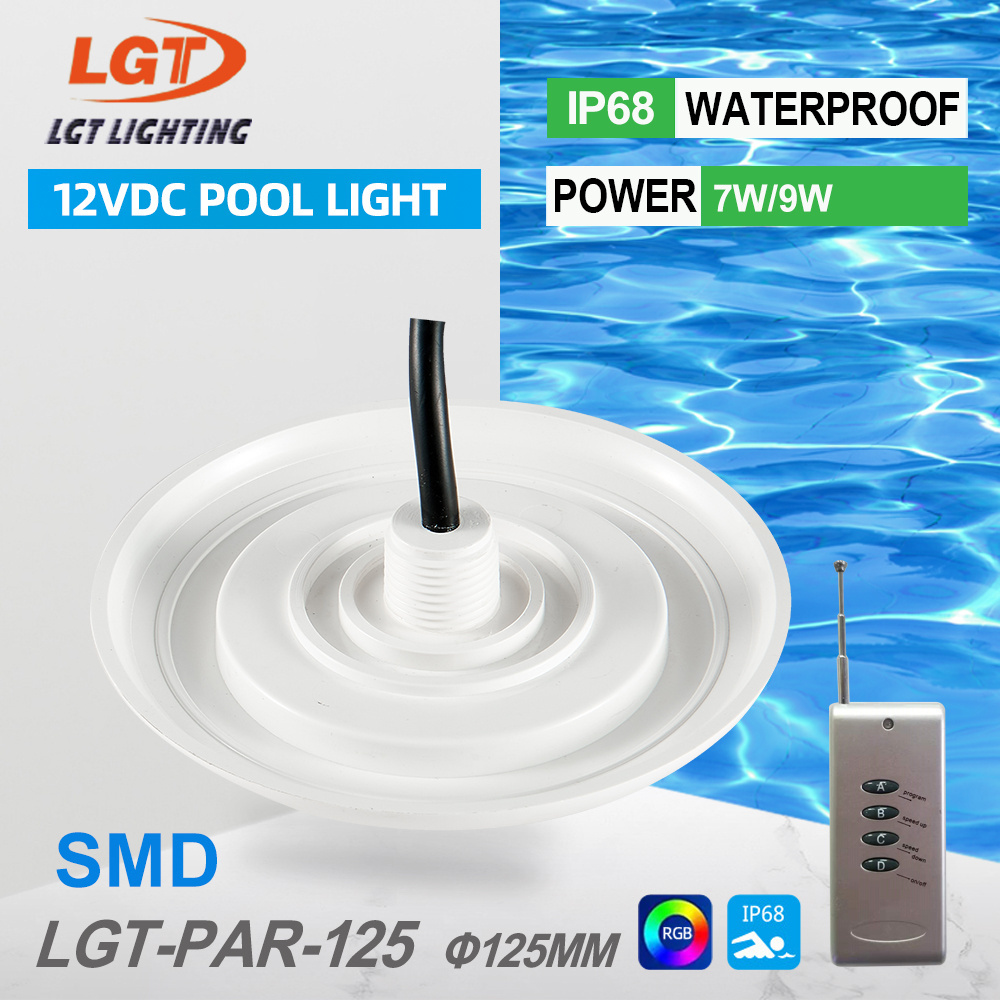 Resin Filled Mini Recessed Smart Control Marine Lighting Dc12v Fountain Boat Led Underwater Swimming Pool Light