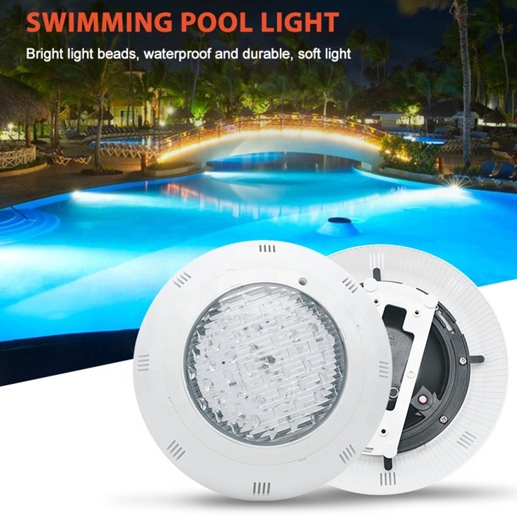 Led Resin Filled Swimming Pool Under Water Lightplastic 12v Ac Waterproof Ip68 Exterior Submersible Led Lights With Remote