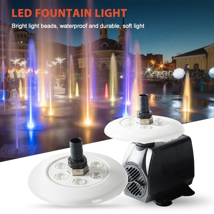 Hot Sale Landscape Pool Lamp Ac 85-265v 15w Ambient Lights With Pump Led Fountain Light