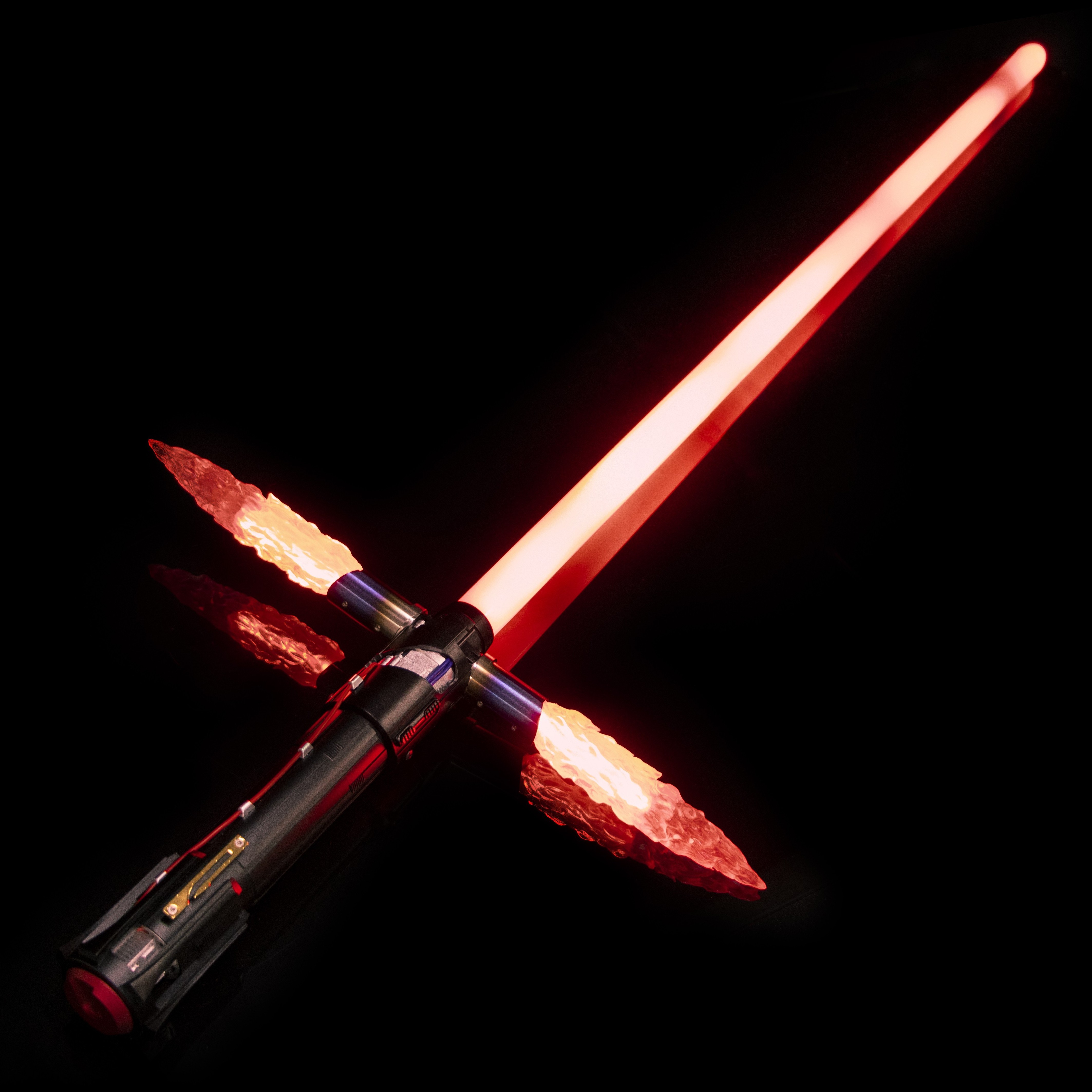 LGT SABER kylo ren metal hilt heavy dueling lightsaber with smooth swing and infinite color changing from star the wars