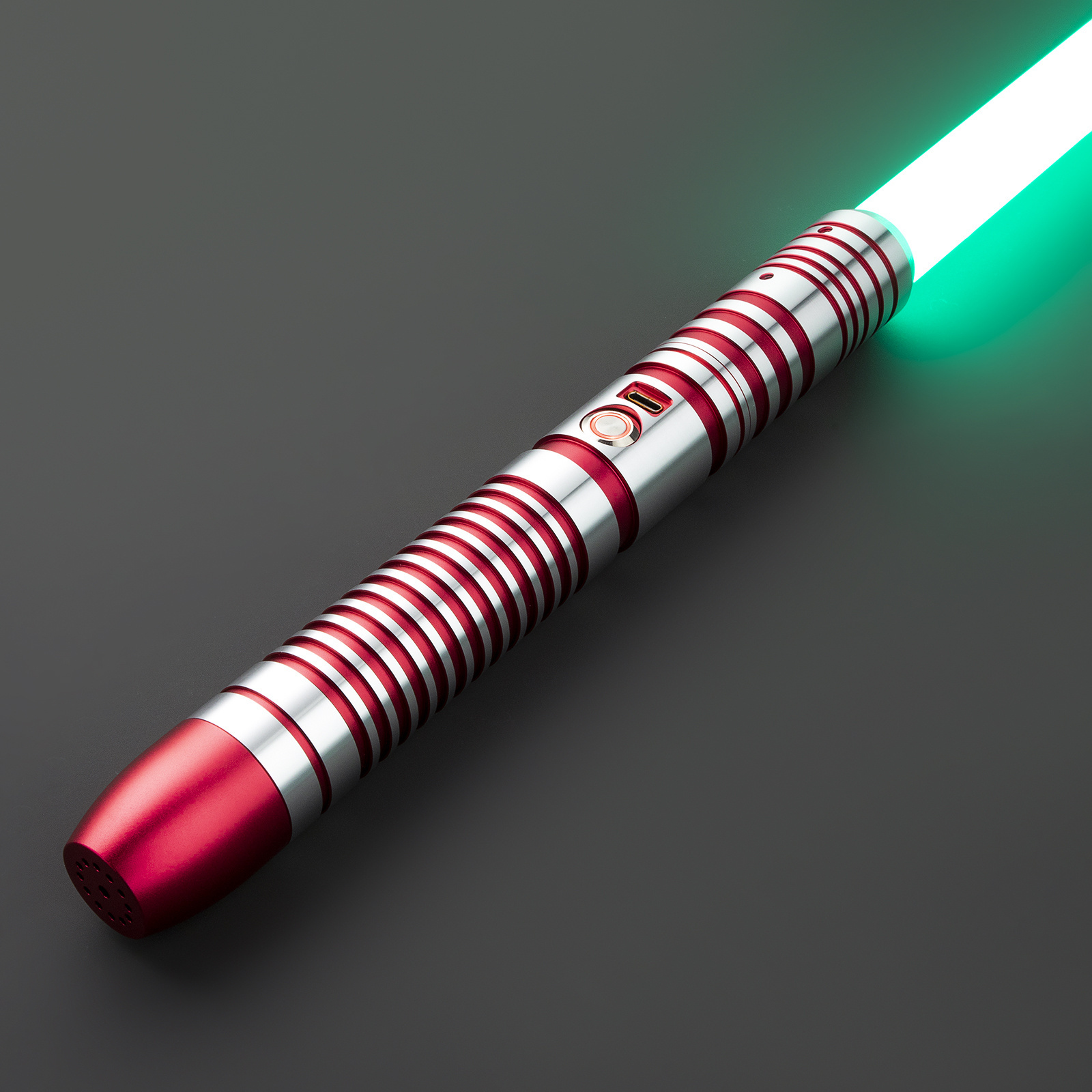 LGT SABERSTUDIO RGB Promise Discolor Lightsaber Sword Sabre De Luz Metal Material Hilt Force Heavy Dueling Stick Foc Lock Up