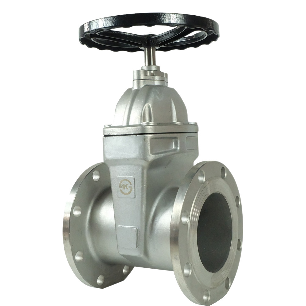 Z45X-10/10P/16/16P Manual Stainless steel soft seal flange gate valve 1inch concealed stem water drain valve ss304