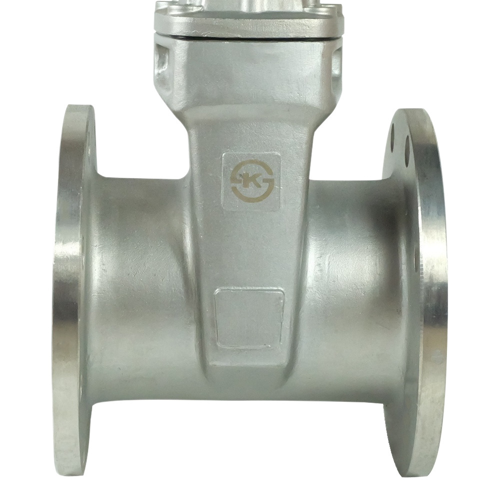 Z45X-10/10P/16/16P Manual Stainless steel soft seal flange gate valve 1inch concealed stem water drain valve ss304