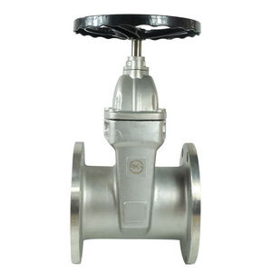 Z45X-10/10P/16/16P Manual Stainless steel soft seal flange gate valve 1inch concealed stem water drain valve ss304