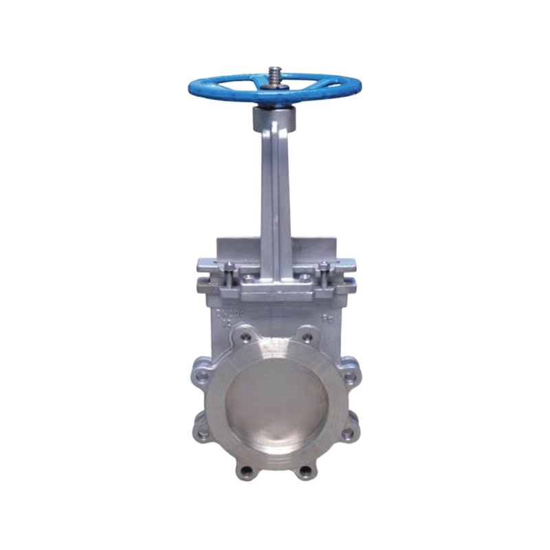 Hot Selling Wafer Type Knife Gate Valve PZ73H-10P Bright Rod Stainless Steel Knife Gate Valve Hard Seal Flange