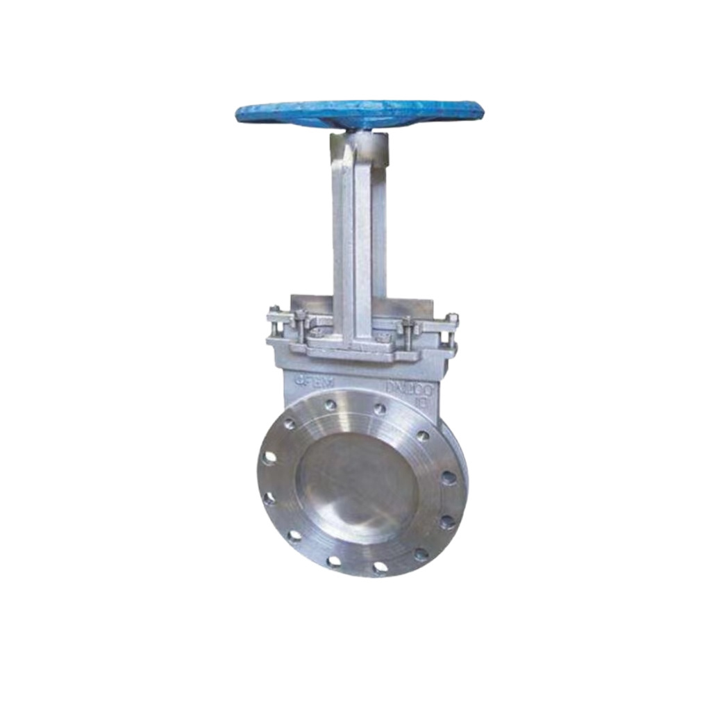 Hot Selling Wafer Type Knife Gate Valve PZ73H-10P Bright Rod Stainless Steel Knife Gate Valve Hard Seal Flange