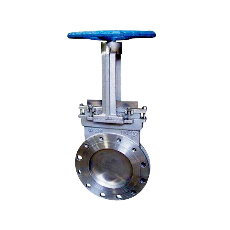 Hot Selling Wafer Type Knife Gate Valve PZ73H-10P Bright Rod Stainless Steel Knife Gate Valve Hard Seal Flange